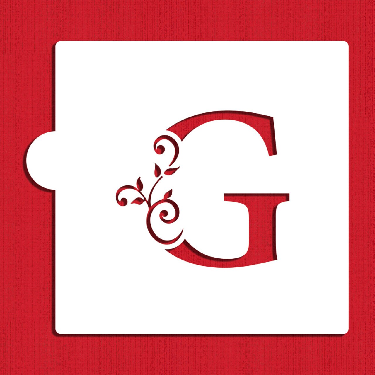 3.5-Inch Ornate Monogram Cake Stencil | C1082 by Designer Stencils | Stencils for Royal Icing, Airbrush, Dusting Powder |